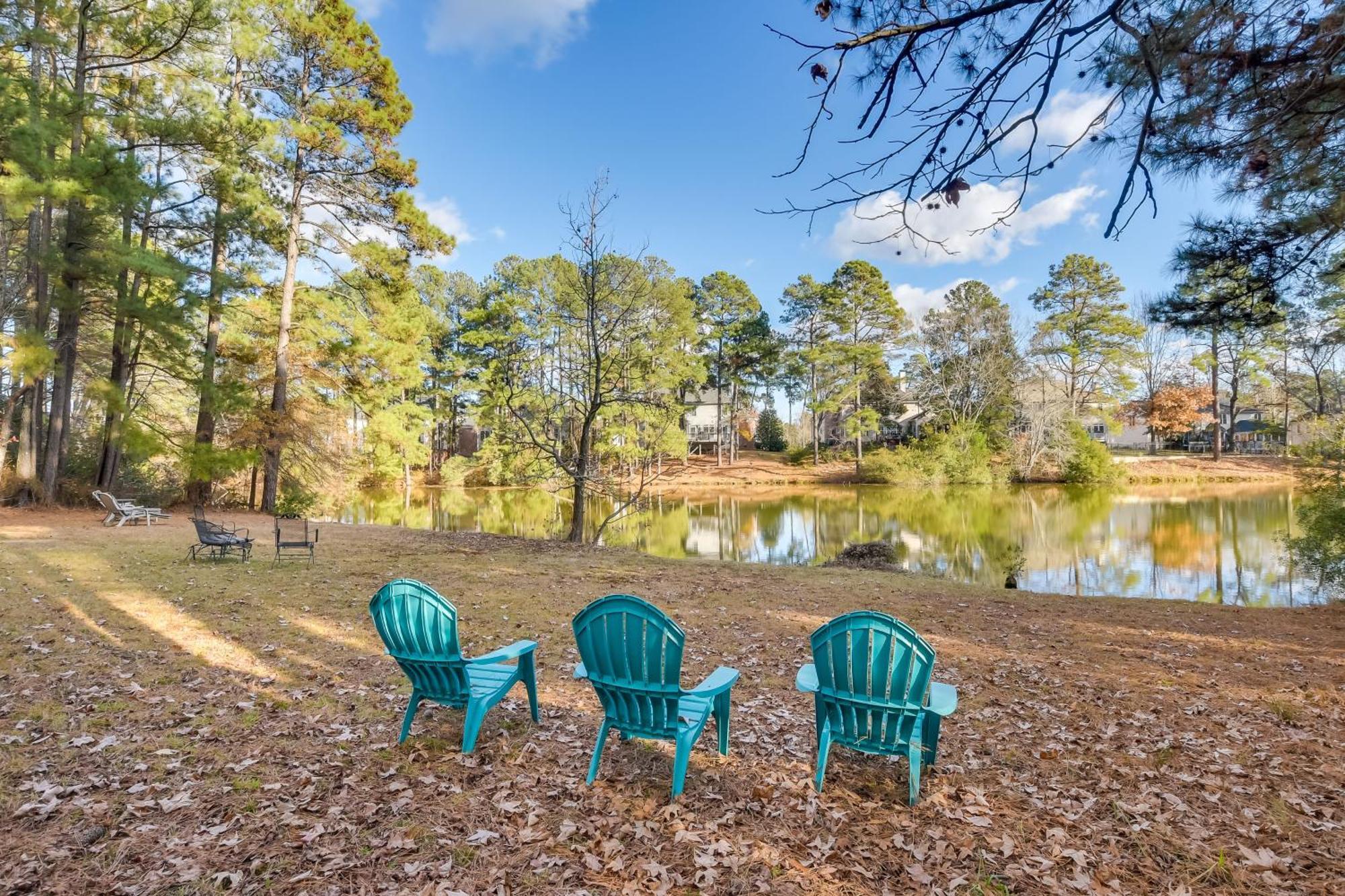 Peaceful Durham Retreat On Pond With Huge Deck! Villa Dış mekan fotoğraf